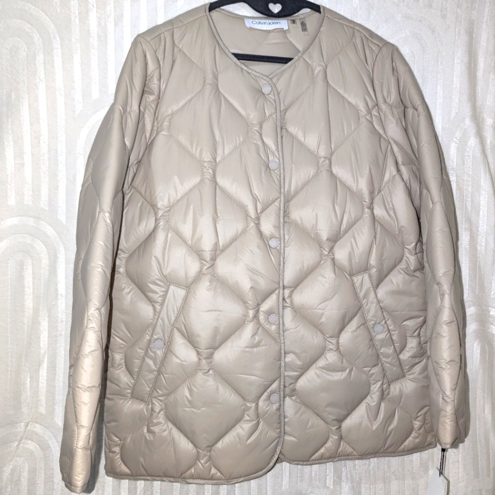 Calvin Klein Tan Jacket, M, Women's